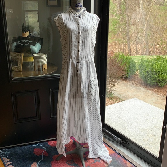 Piazza Del Tempio Linen Dress Sz Small NWOT - Picture 1 of 13